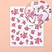 Produktbild JSIYU Nagelsticker Blumen hinterlässt 3D-Aufkleber für Nail Art Maple Leaf Rose Slider auf Nägeln Selbstklebende Maniküre-Aufkleber C-Y03