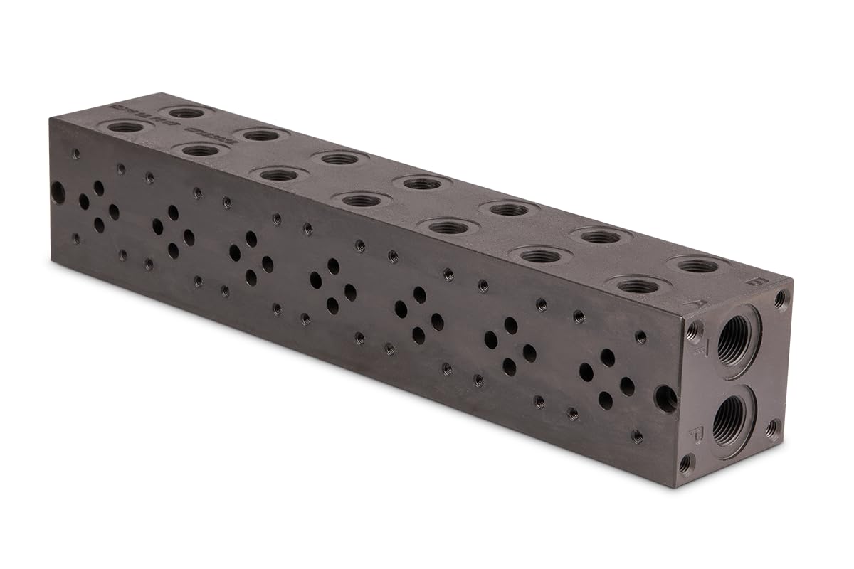 Hydraulik Ventilblock ES 06-12-38-05 (A,B z boku P,T z przodu) | Hydraulik-Anschlussblock