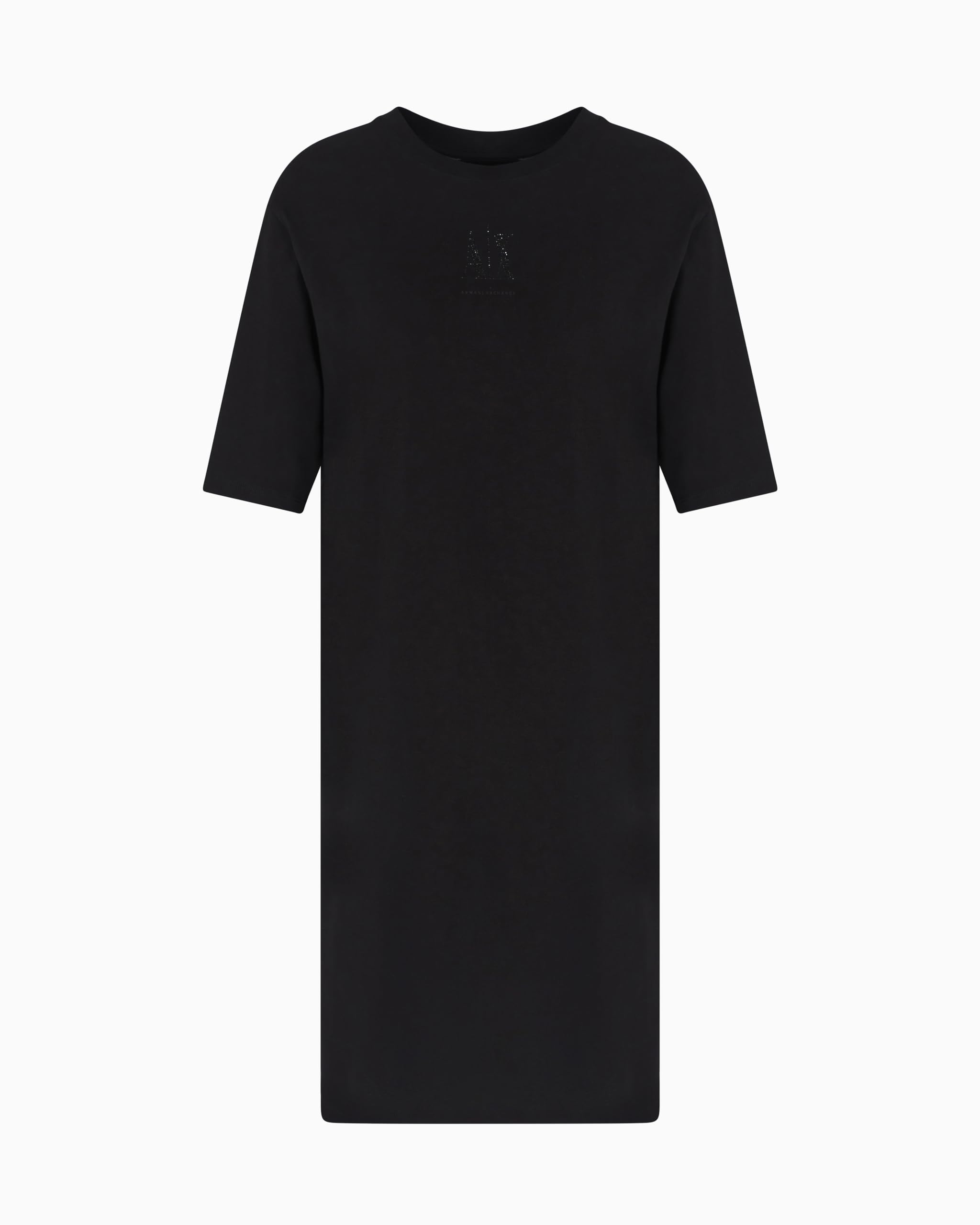 Armani Exchange Women's Icon Project, Shiny Logo, Dress, Black, XL