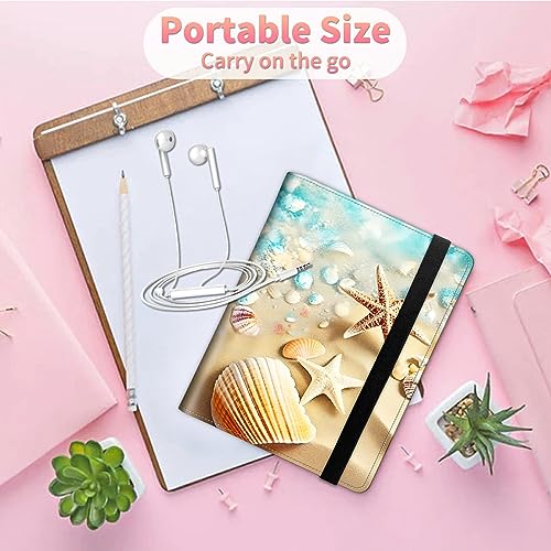 Image of Beach Photo Album 4x6 120 Pockets Photos with Strong Elastic Band, Small Mini Albums Sheet Protector Folder for Photos, Album for Family Wedding Baby Women Men Vacation Gift