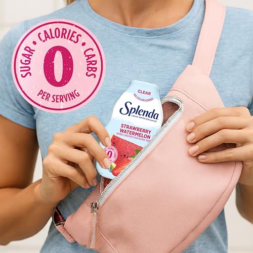 Image of SPLENDA Liquid Water Enhancer, Strawberry Watermelon Clear, 3.11 Fl Oz
