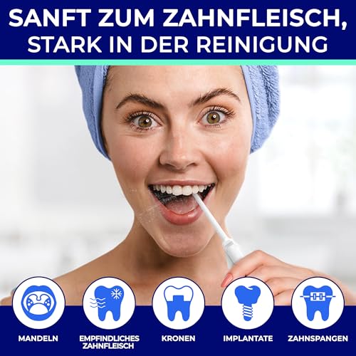 Oravix Munddusche Mandelsteine Entfernen, Munddusche Kabellos, Tonsillenstein Entferner, Reisemunddusche, Mobile Munddusche Nicht Elektrisch, Zahndusche, Irrigator Zähne, Oral Munddusche Kinder – Bild 6