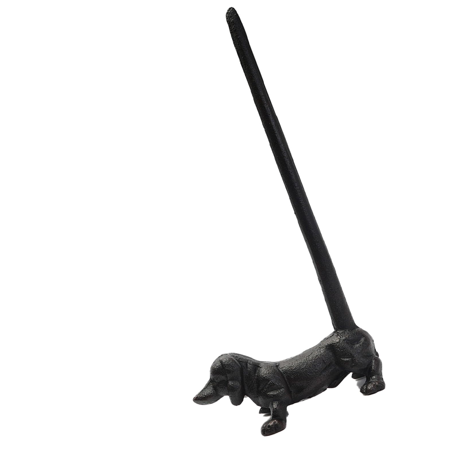 Maxtonser Lovely Dachshund Shape Iron Tissue Dispenser Sturdy Kitchen Bathroom Countertop Decoration For Farmhouses Decors