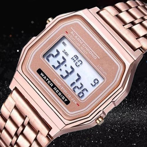 Image of Acnos Premium Brand Digital 4 Colours Square Dial Unisex Wrist Watch for Men Women Pack of 1 (WR)