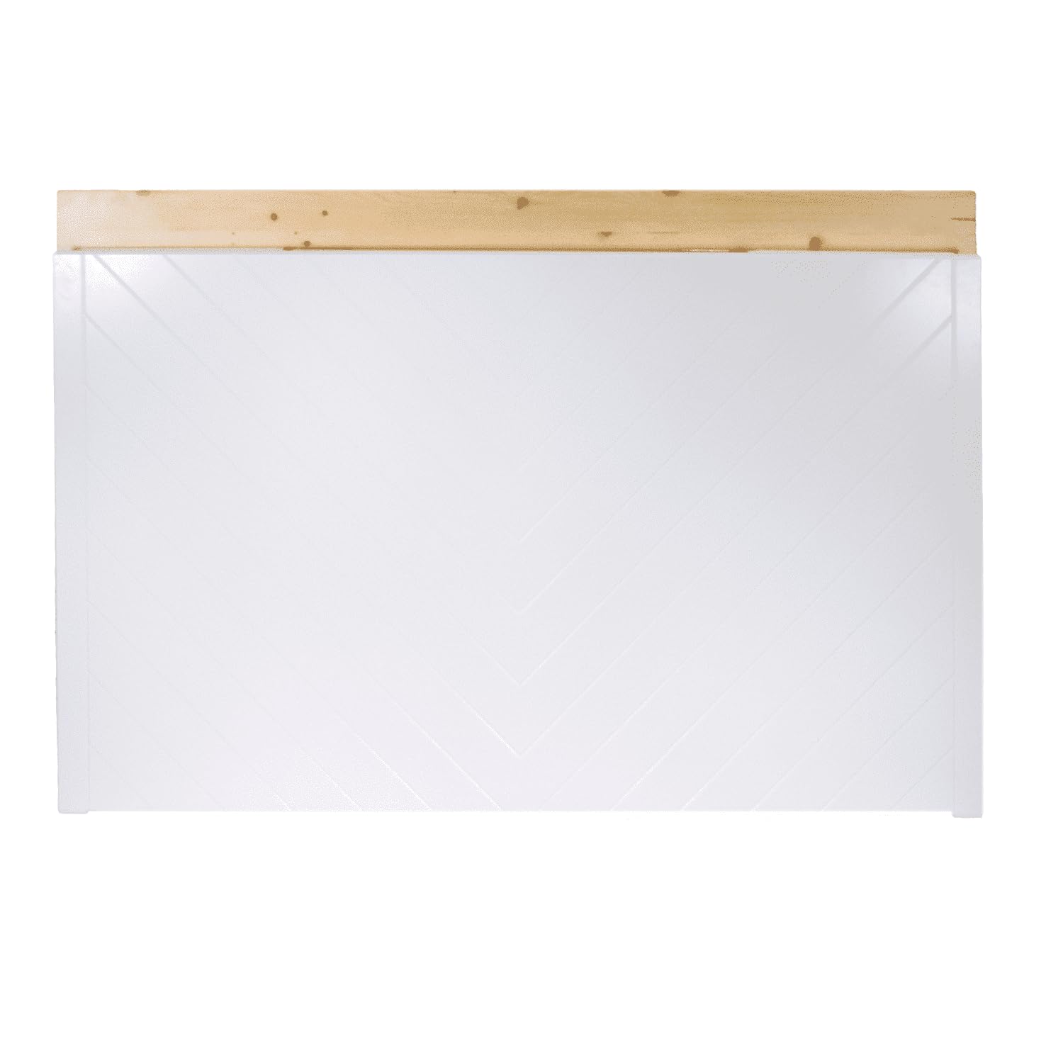 Mostrador Plegable Alessandro, Madera de Pino Blanco/Natural, 175 x 50 x 105 cm, con Balda Interior, Ideal para Eventos y Celebraciones