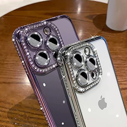Coque iPhone 12 noire pailletée et transparente antichoc - 6