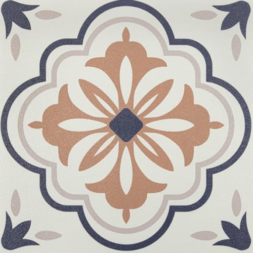 Revêtement de sol en vinyle autocollant PVC imperméable 30x30 cm pour rénovation rapide, Lot de 20