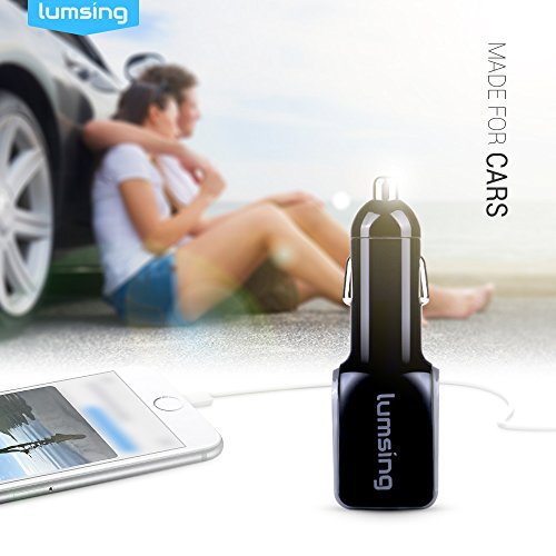 Caricatore per auto USB Lumsing 2 porte 5V 4.8A
