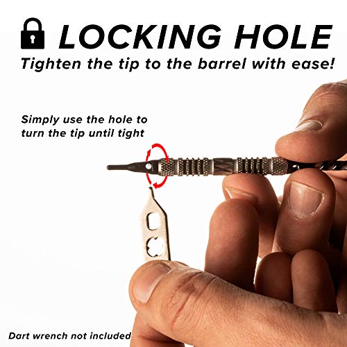 Viper Dart Accessory: Tufflex S.s. (Super Short) 2Ba Thread Soft Tip Dart Points, Black, 100 Pack #TOP4