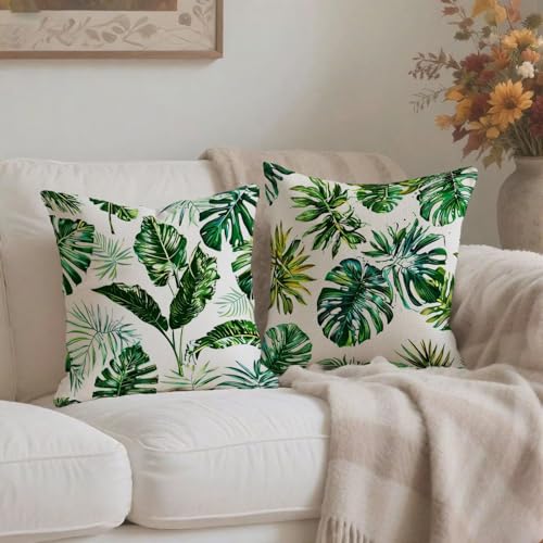 Lin taie oreiller vert imperméable de qualité supérieure 70x70 - 4