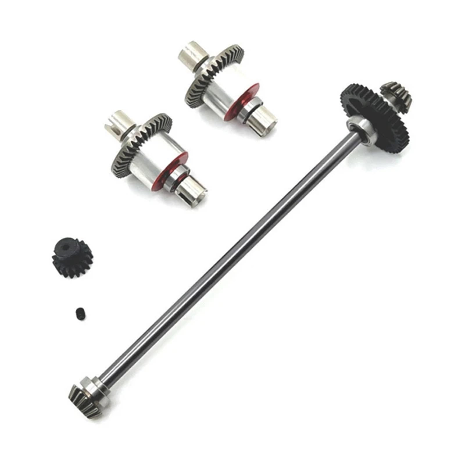 Per Wltoys A949 A959 A969 A979 K929 17T 38T 1/18 Differenziale In Metallo E Albero Motore Centrale Assemblea Gear RC Auto Parti Di Aggiornamento Ricambi Modellini RC