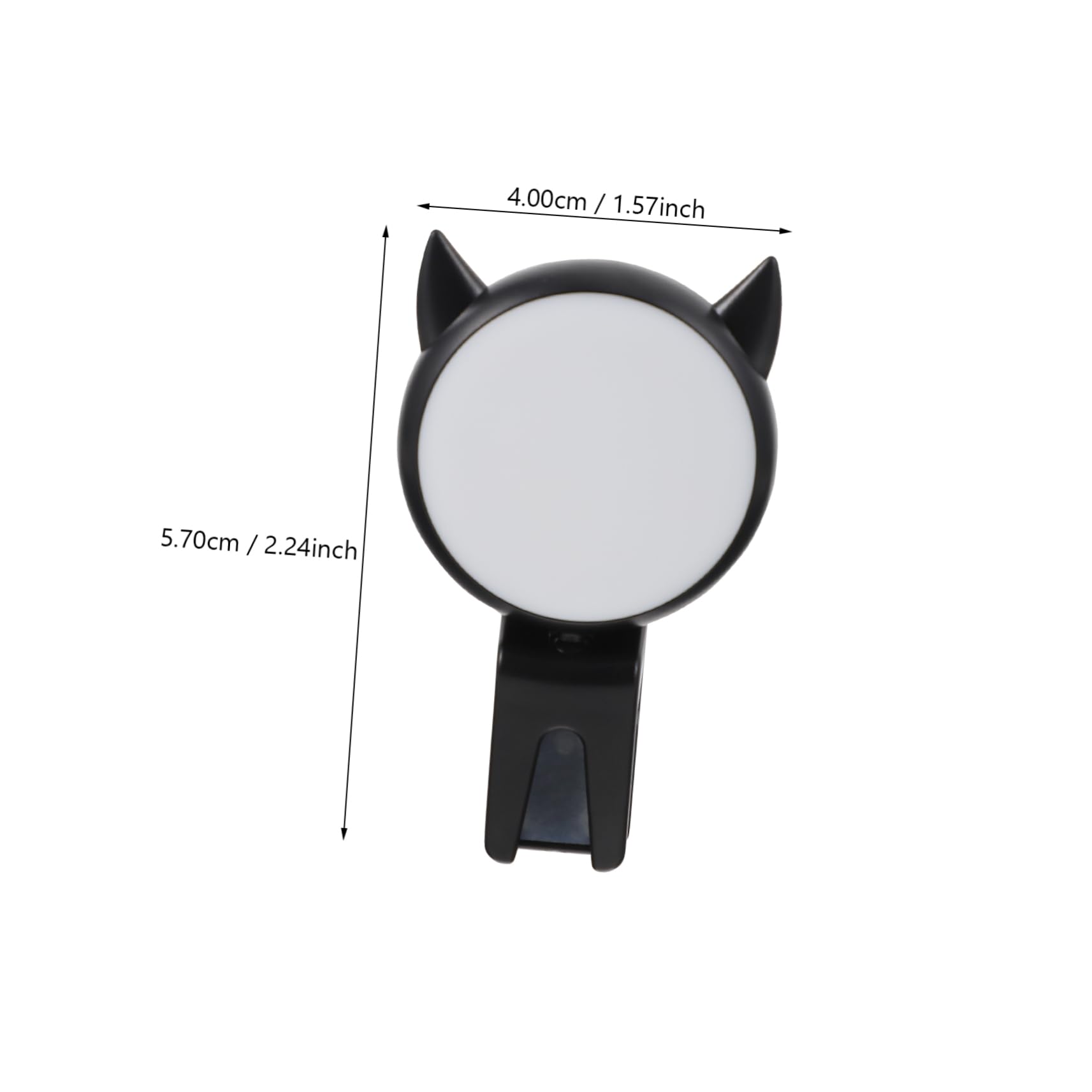 VILLCASE Clip Selfie Fill-in Light Mini Phone Lamp Portable Luminous Ring Beauty Light for Live Videos