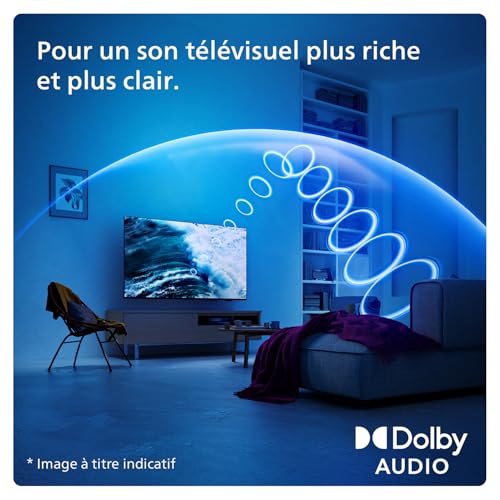 Philips 40PFS6009 Smart TV LED FHD - Écran 40 Pouces avec Plate-Forme Pixel Plus Titan OS et Son Dolby Audio, Fonctionne avec Alexa et l’Assistant Vocal Google - Cadre Noir Mat – Image 5