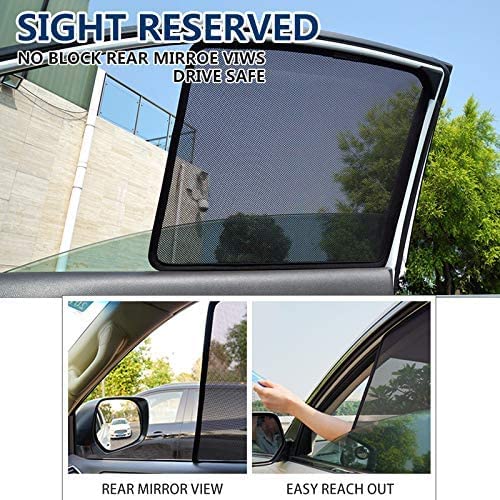 Wostoke 2/4 PCS Magnetico Auto Finestra ombrelloni Maglia Ombra Cieco Custom Fit Veicolo specifico Per Toyota HIACE