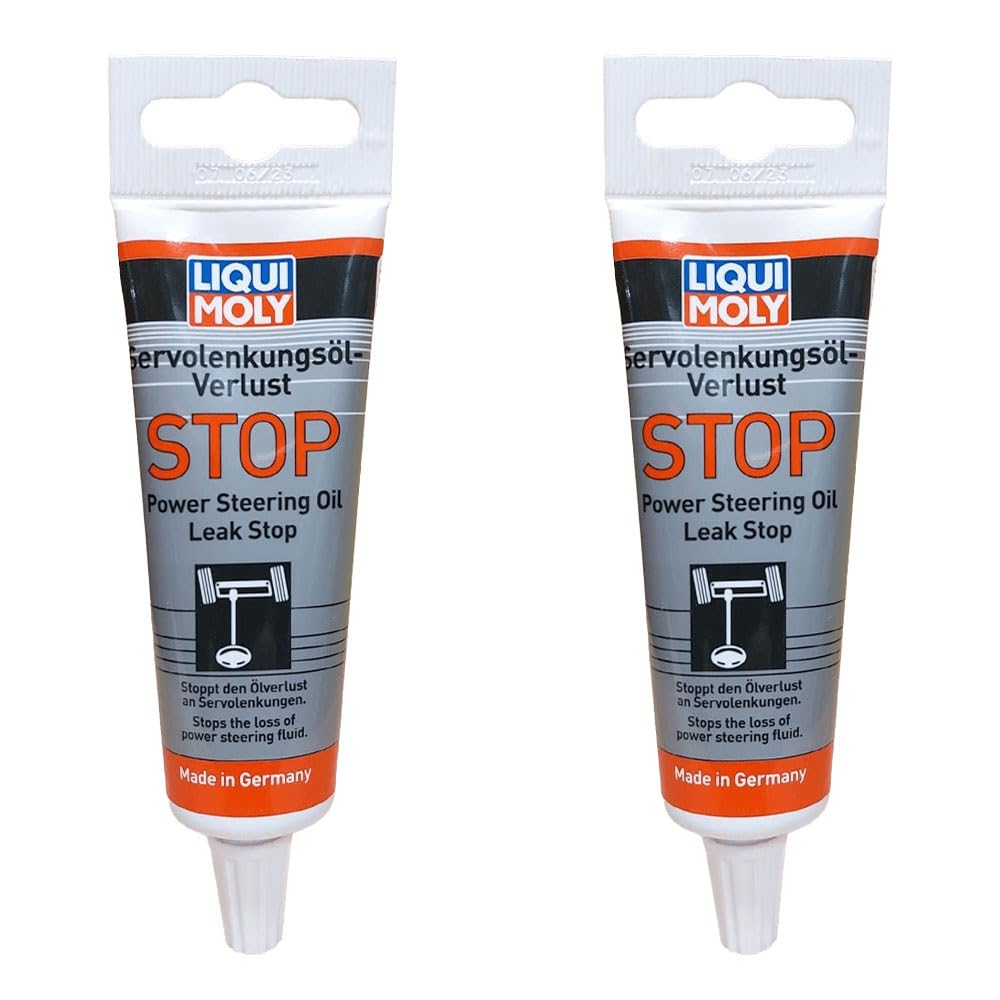 LIQUIMOLY 1099 ADDITIVO per PERDITE Olio SERVOSTERZO. PREVIENE ED ELIMINA Le PERDITE da GUARNIZIONI E PLASTICHE della Scatola STERZO. Confezione : Kit Promo 2 FLACONI da 35 ML