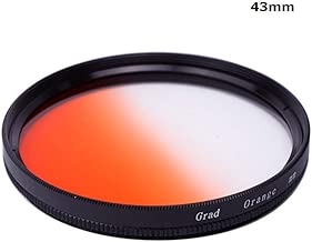 43mm Color Graduated Orange Gradual Filter Lens Filter For Canon Nikon Sony DSLR Camera Camcorder Lens 43mm Color Graduated Orange Gradual Filter Lens Filter For Canon Nikon Sony DSLR Camera Camcorder Lens