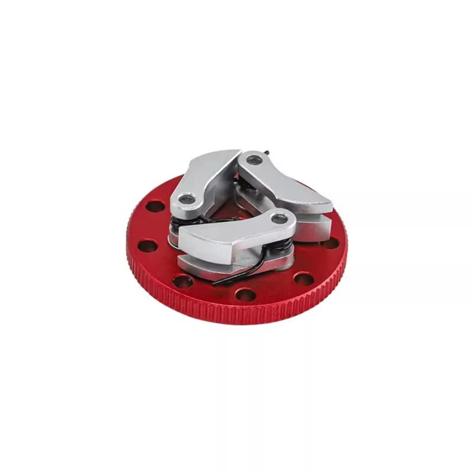RC Car Accessories for TRAXXAS for Nitro for Slash for Rustler T-Maxx 4142 4146 3281 Metal Flywheel Clutch Bell Set RC Car Upgrade Parts Accessories(Red)