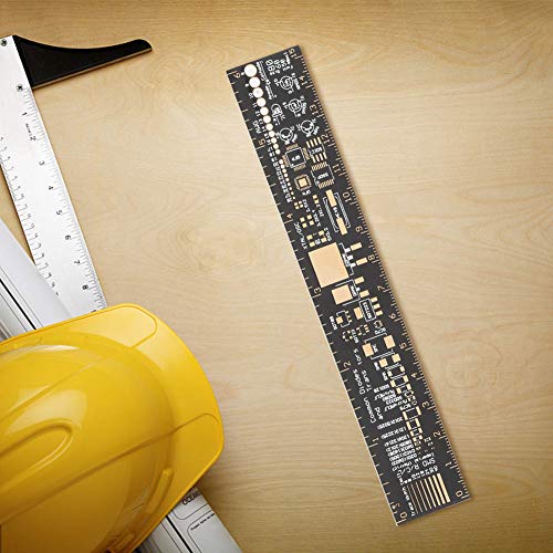Printed Circuit Board Engineering Ruler, Multifunctional Ruler, 6Inch 15CM Printed Circuit Board Ruler - Image 4