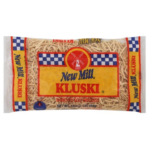New Mill Egg Noodles, Enriched, Kluski, 16 oz, (pack of 6)