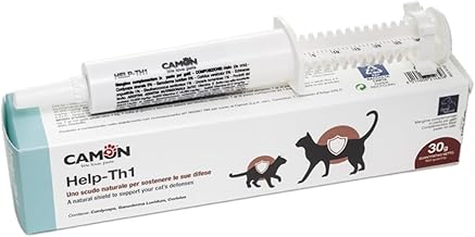 CAMON | HELP-TH1 Pasta in Siringa, Alimento Complementare per Sostenere le Difese Immunitarie di Gatti, 30g