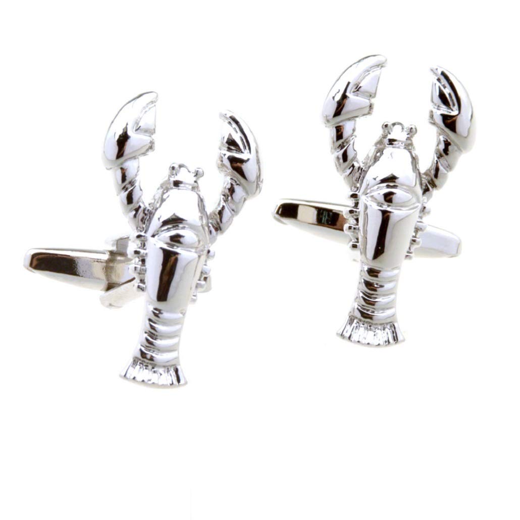 mrcuff Lobster Maine Pair Cufflinks in a Presentation Gift Box & Polishing Cloth-picture-39