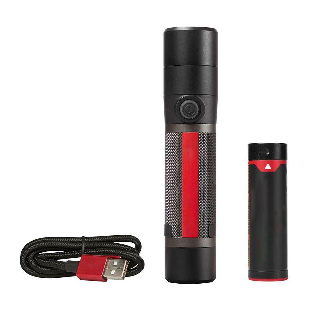 Milwoukee Fits Milwaukee 2160-21 800 Lumen USB Rechargeable LED Twist Focus Flashlight,flashlights Rechargeable, Red