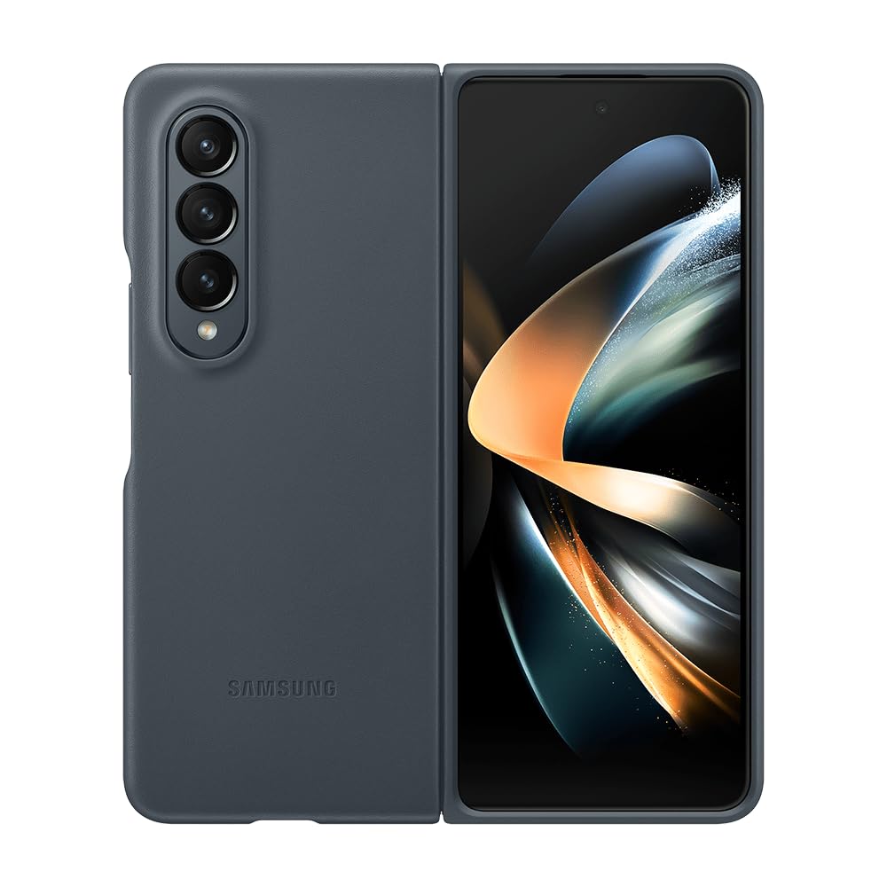 Samsung Galaxy Z Fold4 Official Leather Cover Grey Green