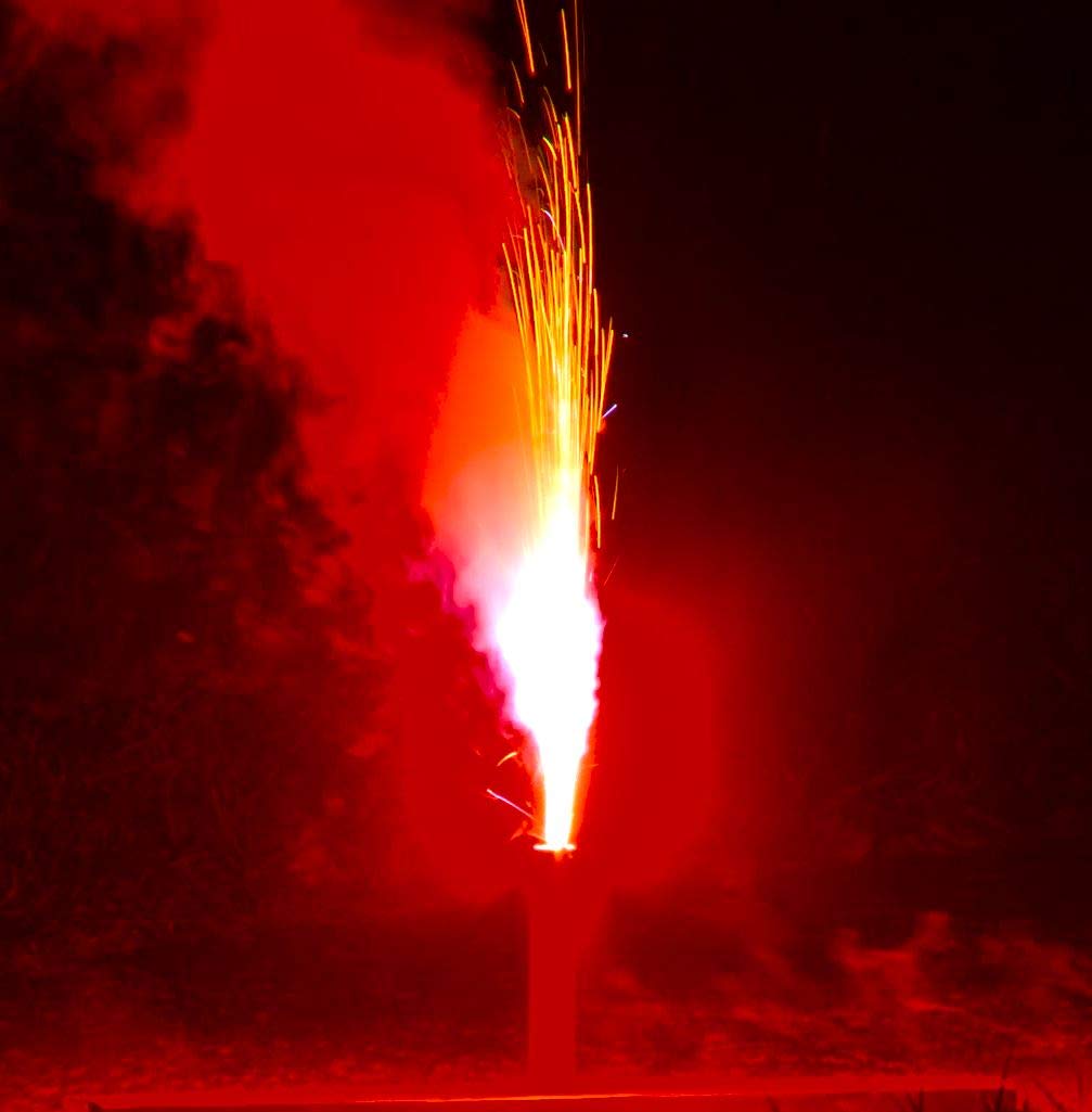 Nico Multipack 30 Stück 10xBengalfeuer rot, 10xweiß blinkend, 10xblau für Geburtstag, Jubiläum, Hochzeit und Silvester (30-teilig)