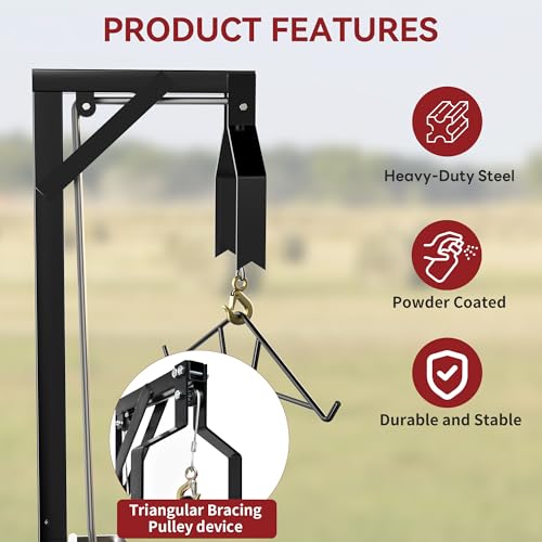 YITAMOTOR Truck Hitch Deer Hoist