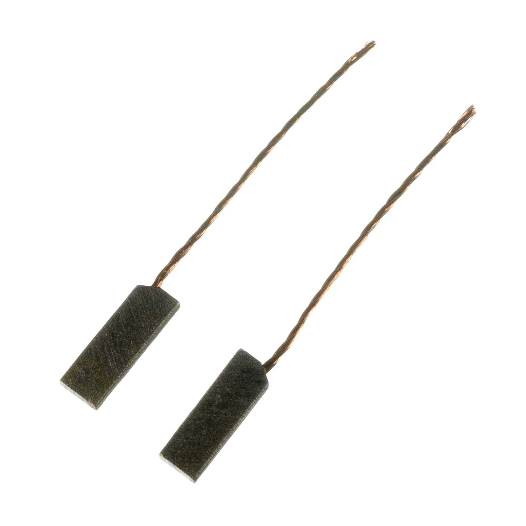 2pcs 3mm x 5mm x 14mm Carbon Brush - For Wiper Electric Motor - With Copper Wire Electrical Car Auto Mini Micro Spare Part Accessories Brushes Set Replacement Compatible Electronic Power Tool