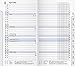 BRUNNEN 1075300002 Taschenkalender/Monats-Sichtkalender Modell 753 Ersatzkalendarium, 2 Seiten = 1 Monat, 8,7 x 15,3 cm, Kalendarium 2022