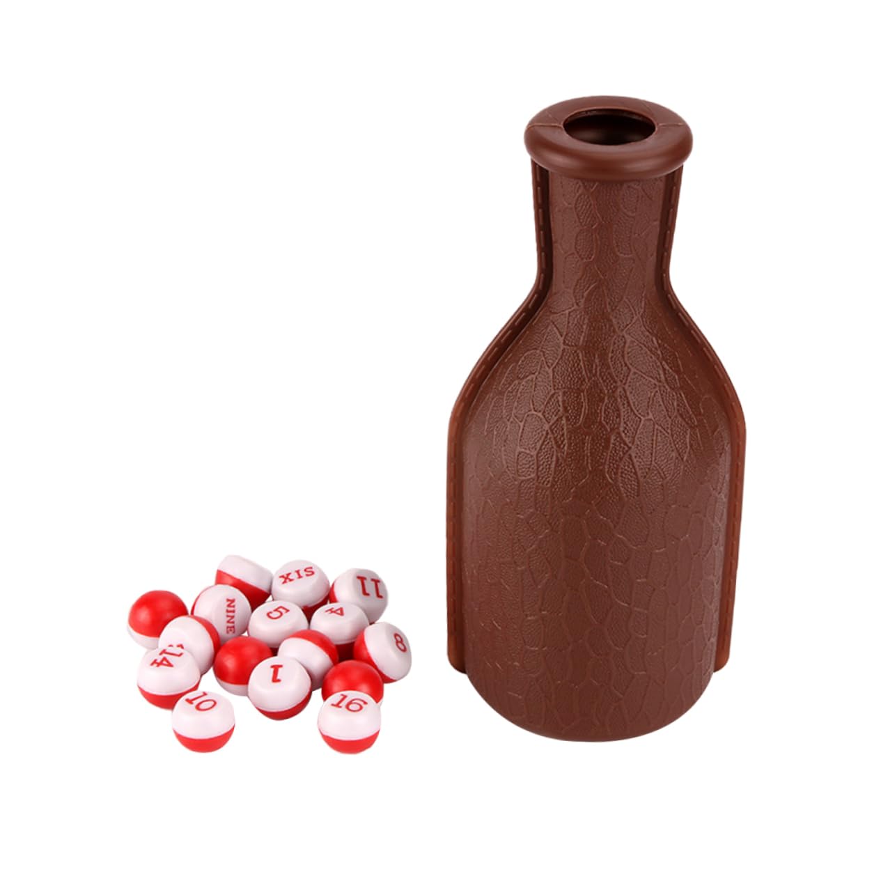 NAMOARLY Set Billiard Bottle Billiard Accessories Dice Billiards Accessory dice Bottle Snooker Pool Balls Billiard Pool dice Shaking Tally peas Balls Tally Balls and Shaker Cup Number