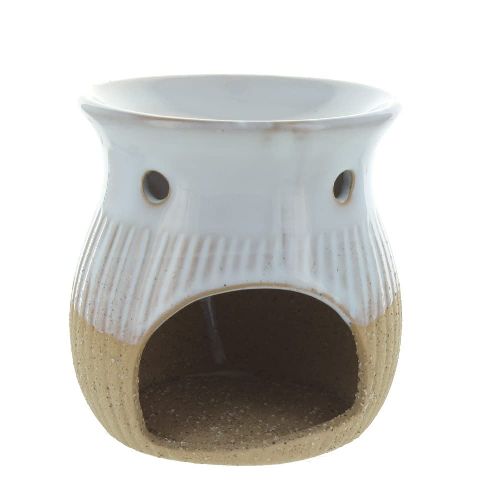 White And Natural Stone Oil Burner