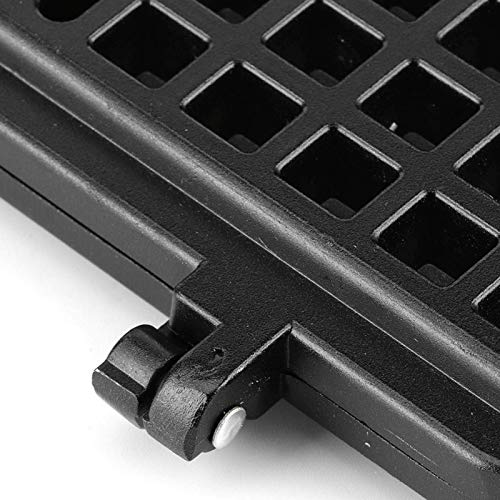 Herdplatten-Waffeleisen - Dual-Waffeleisen-Eisenmaschine aus Aluminiumdruckguss mit Antihaft-Innenbeschichtung für… – Bild 9