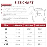 Mitili Warme Hundemantel Wasserdicht mit Geschirr, Reflektierend Hundejacke Winter für Kleine und Mittlere Hunde, Winddichte Hunde Wintermantel, Outdoor Hundeweste (Schneeflocke, M)