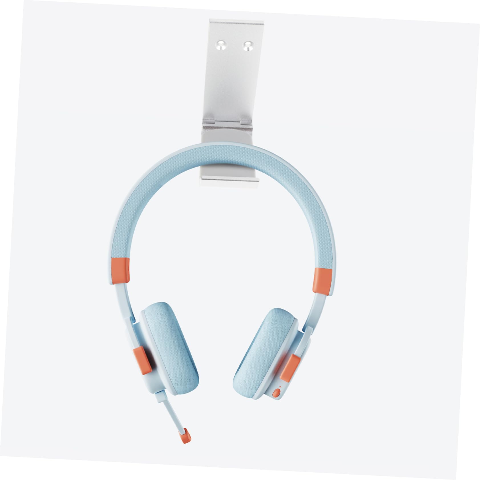 NUOBESTY Gancho para Auriculares de Aleación de Aluminio Plata, 4 Juegos