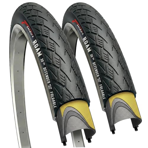 Fincci Roam 700 x 32c Foldable Bike Tires with Anti-Puncture
