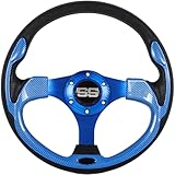 Henkoola Golf Cart Steering Wheel 12.5 Inch Universal For Club Car Ds Precedent Tempo Ezgo Rxv Txt Yamaha