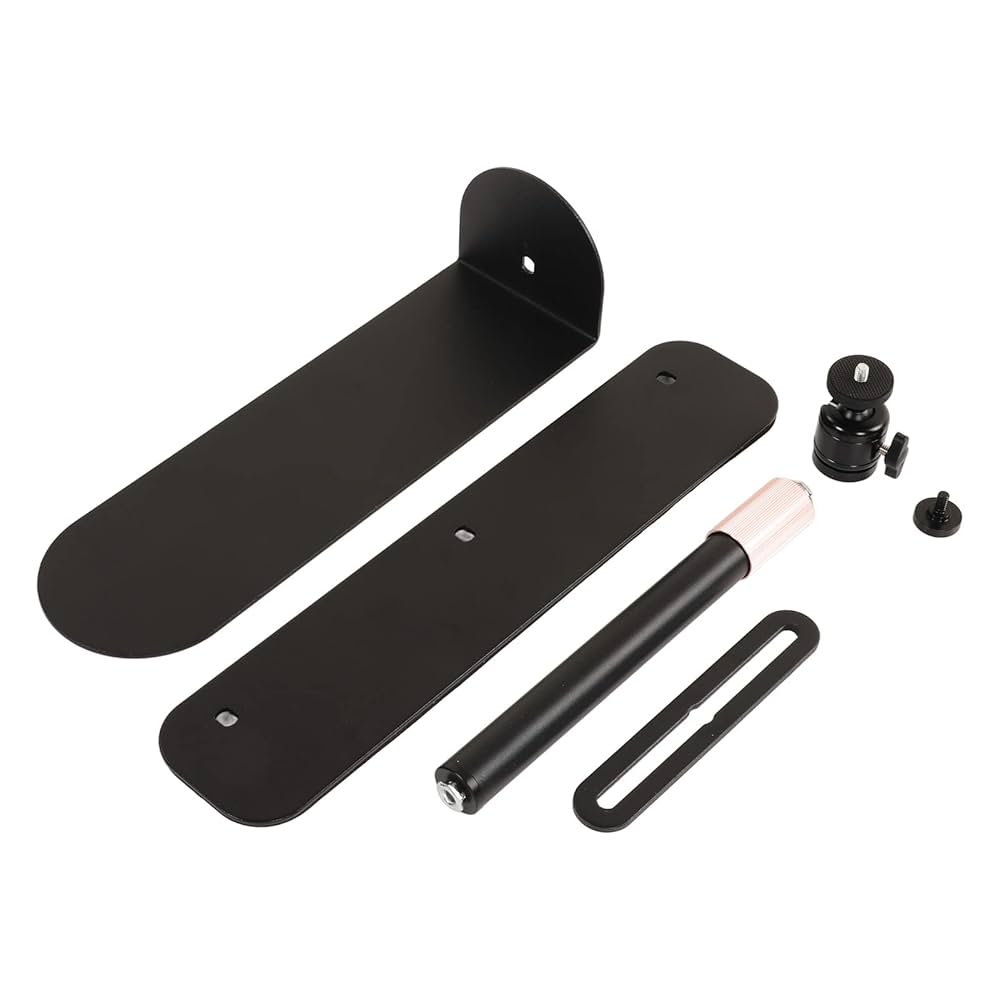 Supporto Per Proiettore Regolabile - Girevole 360°, Inclinabile 90°, Per Letto O Divano (Bianco) - Foto 5