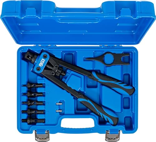 BGS 404 | Nietmutternzangen-Satz | 7-tlg. | M3 - M4 - M5 - M6 - M8 | Nietzange | Set | Blindnietzange | Nietmaschine