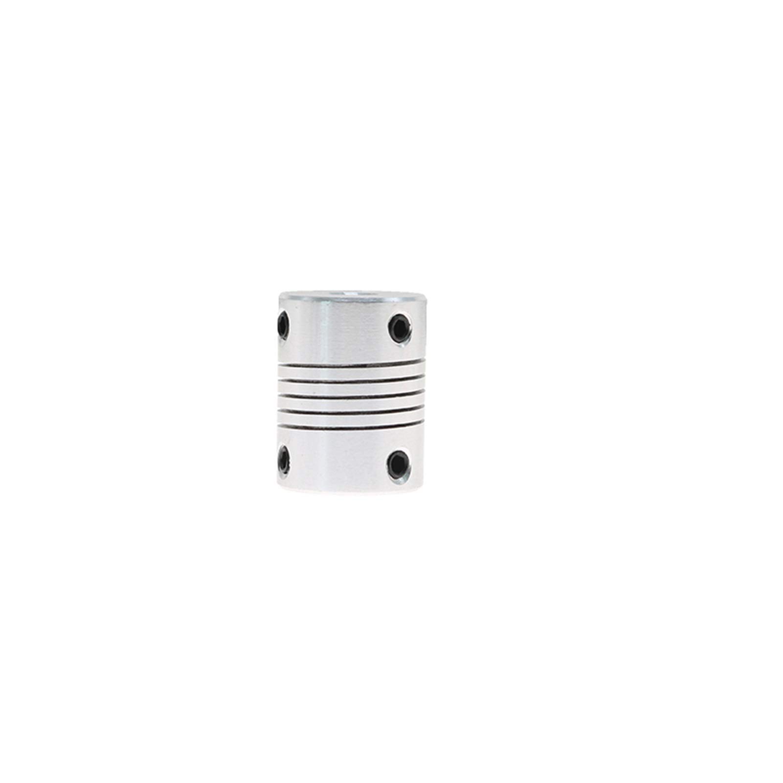 SUOFEILAIMU-PHONE CASE Metal Coupler 4mm/5mm/6mm/6.35mm/7mm/8mm/10mm Aluminum Shaft Coupling Flexible Coupler for Motor Connector D19L25 (Inner Diameter : 6.35mm 8mm)