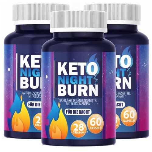 NEU: Enolenia KETO NIGHT BURN 3er Variante - Stoffwechsel extrem - schnell & endlich Kapseln mit hochwertige natürliche Inhaltsstoffe für Frauen + Männer