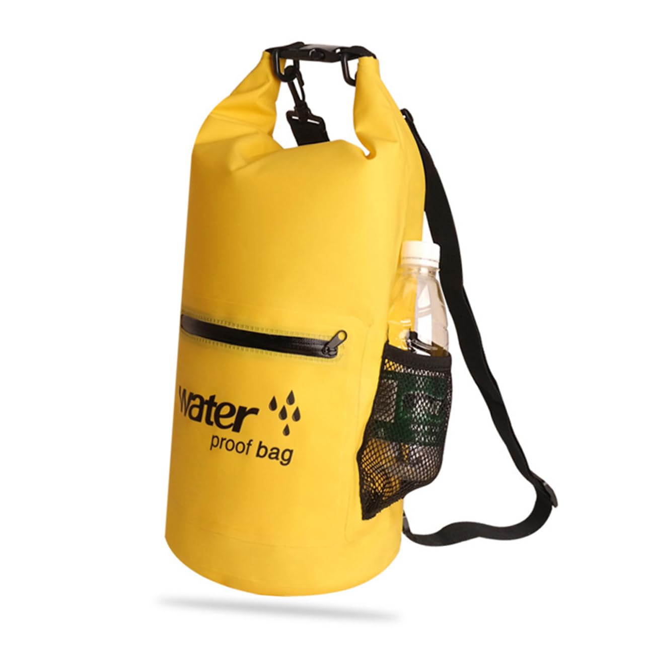 KITANDOVE Foldable Storage Bag Waterproof Bags for Equipment Bags Boating Dry Bags Waterproof Bags for Boating Kayaking Dry Sack Seal Dry Bag Bucket Bag 10l Water Floating Bag Yellow