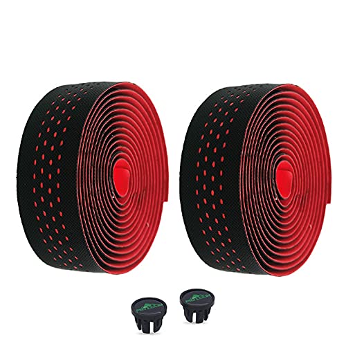 Bande de guidon de vélo en silicone avec embouts étanches coloris D