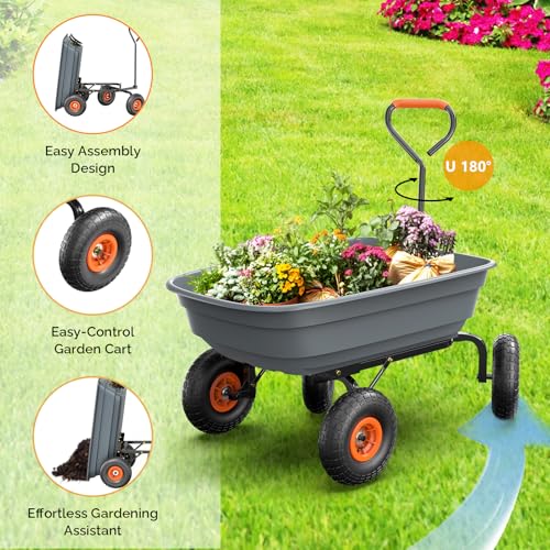 Heavy Duty Electric Wheelbarrow Cart