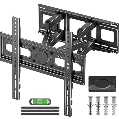 MOUNTUP TV Wandhalterung Schwenkbare Neigbare TV Halterun für 26-70 Zoll Flach & Curved LCD LED Fernseher bis zu 45kg, Max VESA 400x400mm, EU0092A