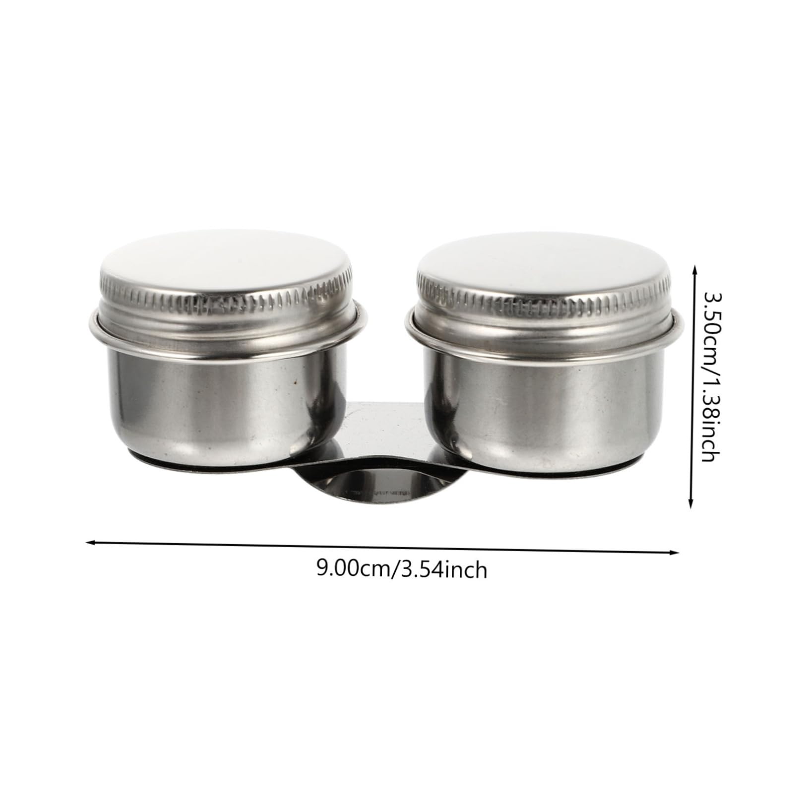 Beatifufu 2 Pcs Pen Pot Paintbrush Washing Basin Oil Painting Cleaning Cups Container for Color Mixing Oil Painting Cleaning Container Cup Pots Painting Cup Stainless Steel Silver re-usable
