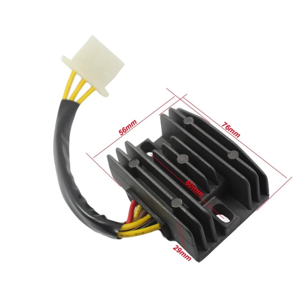 Motorrad Gleichrichter Regler 21066-1030 Spannungsreglergleichrichter für EL250 EL252 EN400 EN450 EX250 EX500 Z750 GT750 Z550 GT550