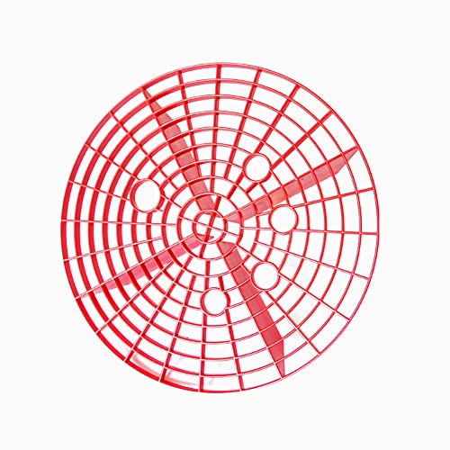 mecaponn 自動車 フィルター バケツ 洗車のため インサート 洗濯板 洗浄 スポンジ 分ける 泥 フィルター 洗車傷防止 洗車バケツ用 スクラッチ防止ツール 洗車用品 洗車用品 (レッド)