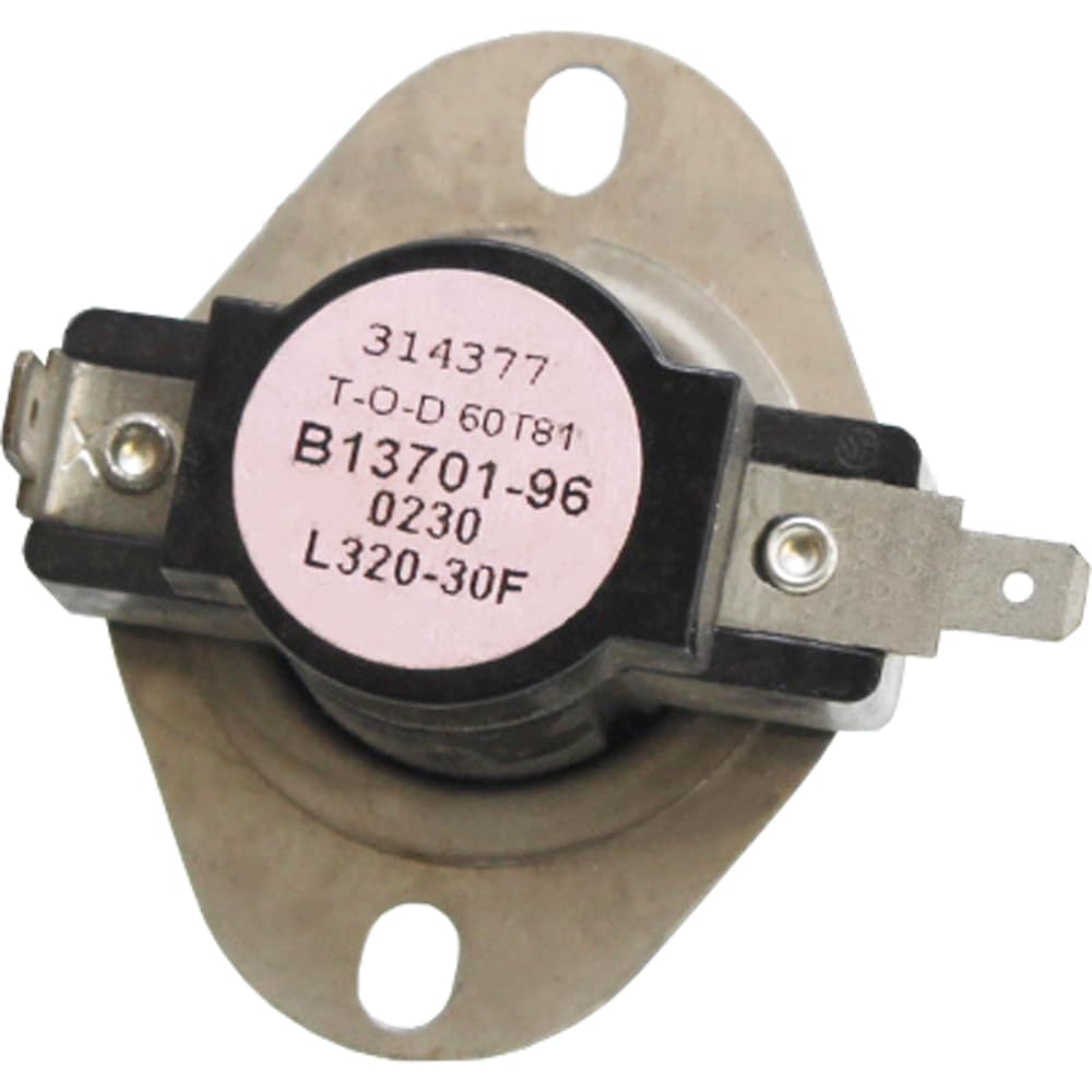 Intertherm 626409 - OEM Furnace Replacement 2 Pole Limit Switch L155 L160, Mechanical, Automatic, Black